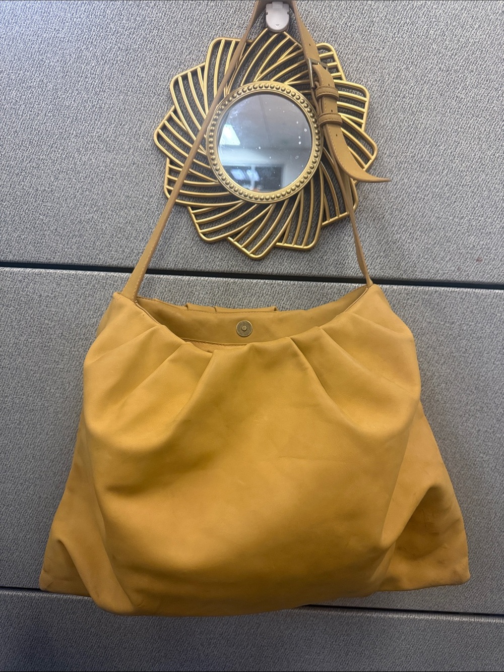 Universal Thread Mustard Yellow Shoulder Bag - Soft Slouch Hobo